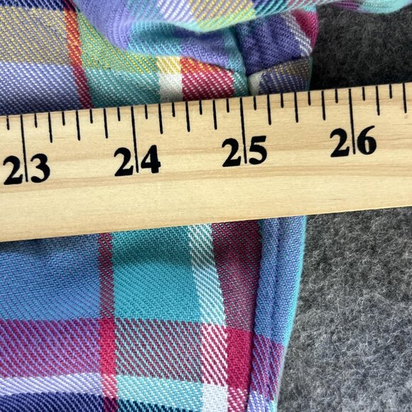 Polo Ralph Lauren Men M Shirt Plaid Multicolor Button Down Casual Mid Weight VTG - Picture 6 of 10